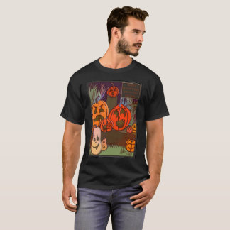 Camiseta masculina de Halloween de Gourds