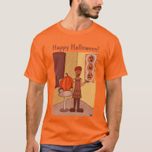 Camiseta masculina de Halloween de nueva aparienci