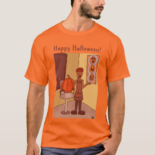 Camiseta masculina de Halloween de nueva aparienci