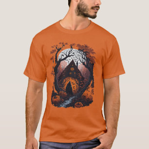 Camiseta masculina de Halloween en Woods