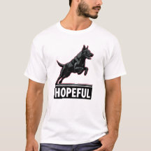 Camiseta masculina de Ilustracion de perro esperan