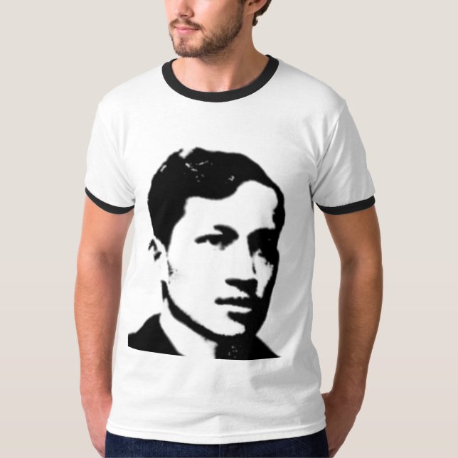 Camiseta masculina de Jose Rizal (Anverso)