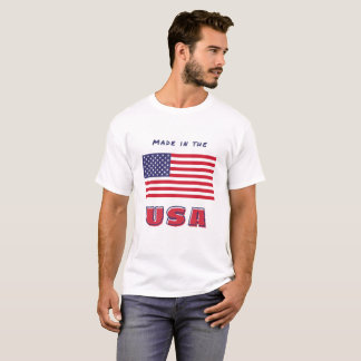 Camiseta masculina de la bandera de los Estados Un