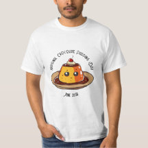 Camiseta masculina de la Día Nacional del Pudding