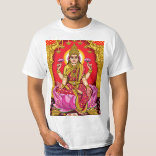 Camiseta masculina de la diosa Lakshmi