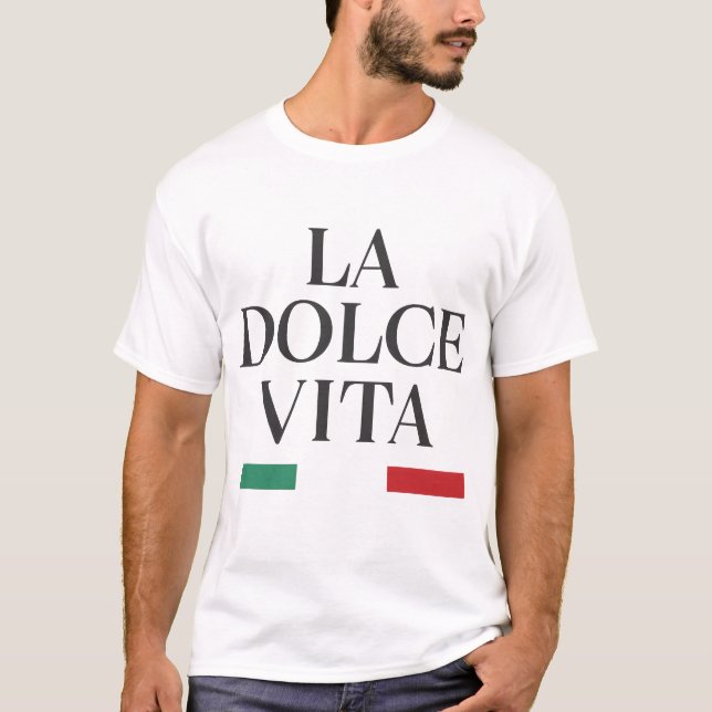 Camiseta masculina de La Dolce Vita (Anverso)