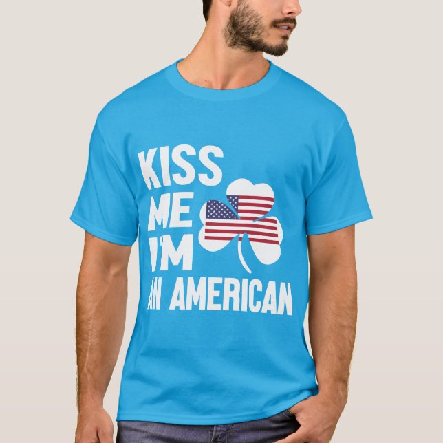 Camiseta masculina de la serie Kiss me (soy estado (Anverso)