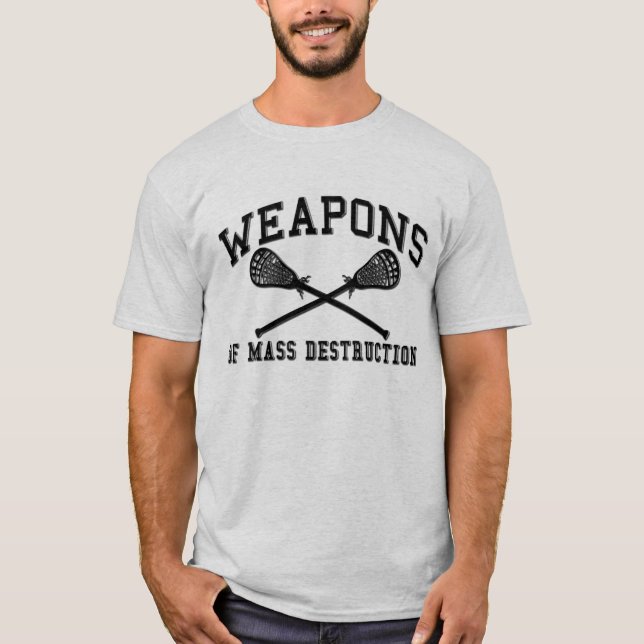 Camiseta masculina de Lacrosse Weapons (Anverso)