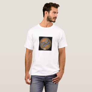 Camiseta masculina de Marte de 2030
