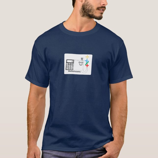 Camiseta masculina de Mathachusetts Massachusetts (Anverso)
