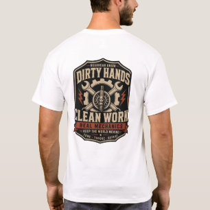 Camiseta masculina de mecánico de Gearhead Union f