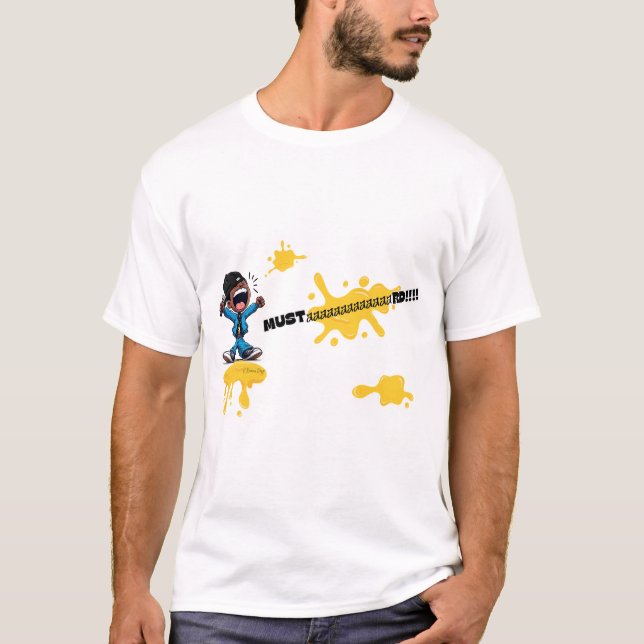 Camiseta masculina de Mustaaaaaard (Anverso)