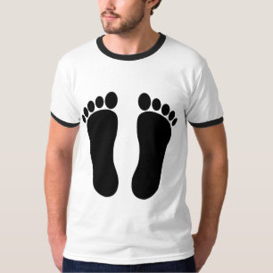 Camiseta masculina de Personalizado de Huella