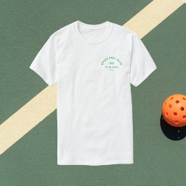 Camiseta masculina de pickleball Green Après PKBL 