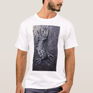 Camiseta masculina de Raven Swooping - Ataque
