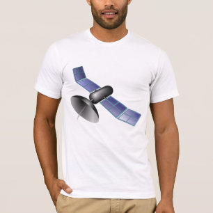 Camiseta masculina de satélite