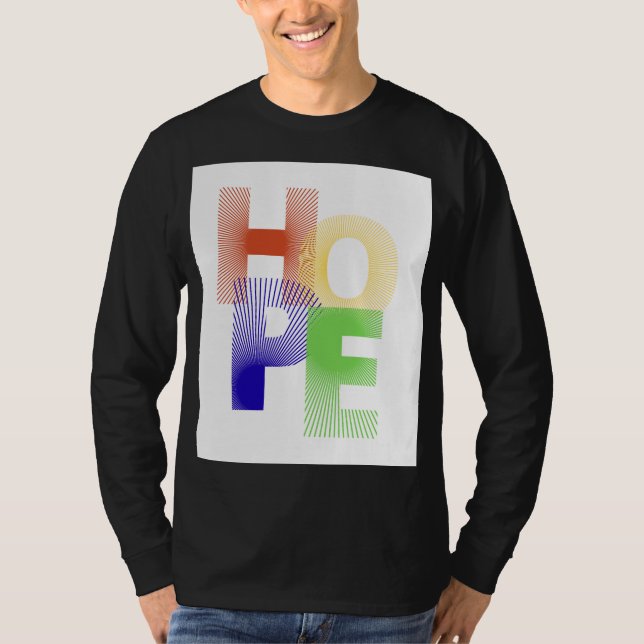 Camiseta masculina de tipografía (Anverso)