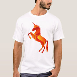 Camiseta masculina de unicornio