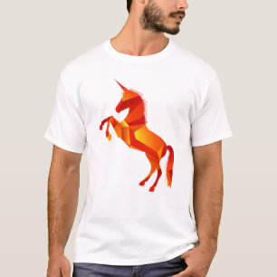 Camiseta masculina de unicornio