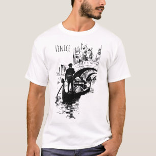Camiseta masculina de Venecia Italia