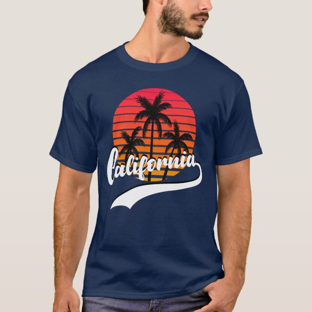 Camiseta masculina de verano de Blue California Re (Anverso)