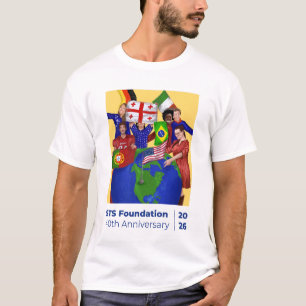 Camiseta masculina del 40º aniversario de STS Foun