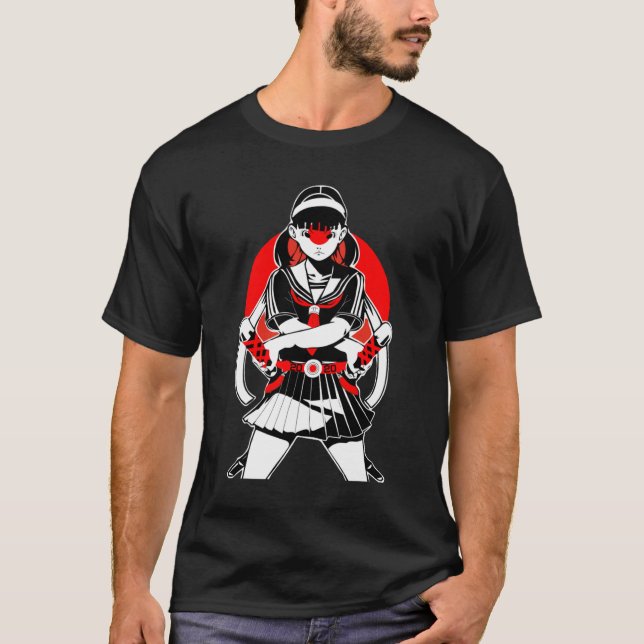 Camiseta masculina del Chica Anime Nippon (Anverso)