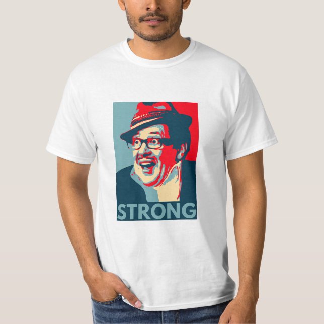 Camiseta masculina del Conde Arthur Strong en negr (Anverso)