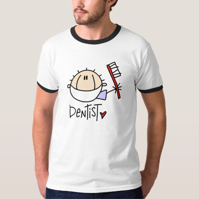 Camiseta masculina del dentista (Anverso)