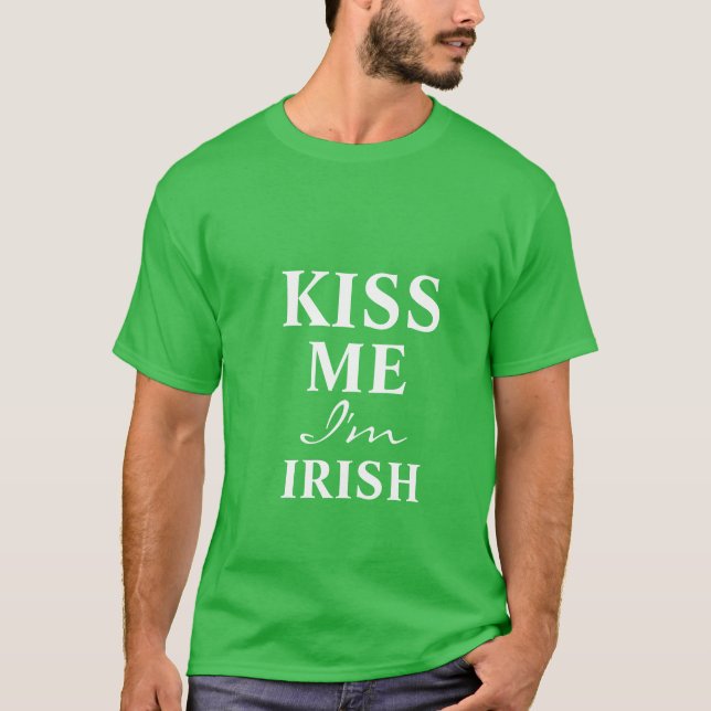 Camiseta masculina del Día de San Patricio (Anverso)