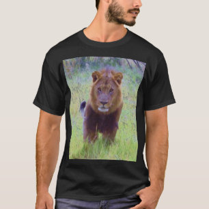 Camiseta masculina del león