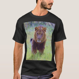 Camiseta masculina del león