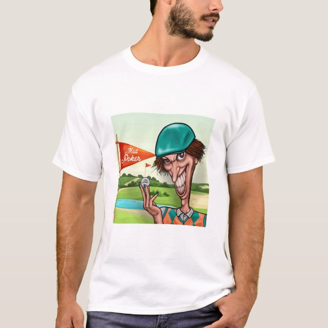 Camiseta masculina del MAD Poker Golf Pazzo (Anverso)