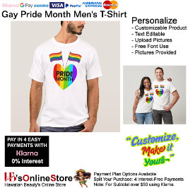 Camiseta masculina del mes del orgullo gay