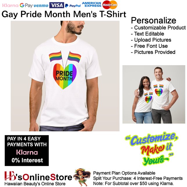 Camiseta masculina del mes del orgullo gay (Gay Pride Month Men's T-Shirt.)