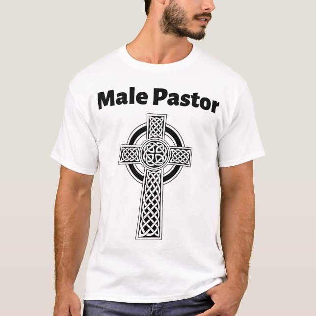 Camiseta masculina del pastor (Anverso)
