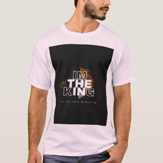 Camiseta masculina del rey de mi propio reino