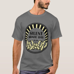 Camiseta masculina del Silent Movie Day