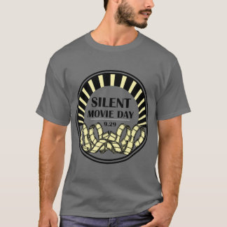Camiseta masculina del Silent Movie Day