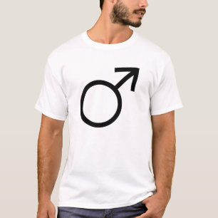 Camiseta masculina del símbolo