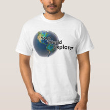 Camiseta masculina del World Explorer