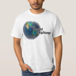Camiseta masculina del World Explorer