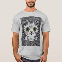Camiseta masculina divertida con una foto