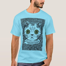 Camiseta masculina divertida con una foto