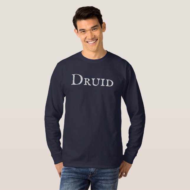 Camiseta masculina "Druida" (Anverso completo)