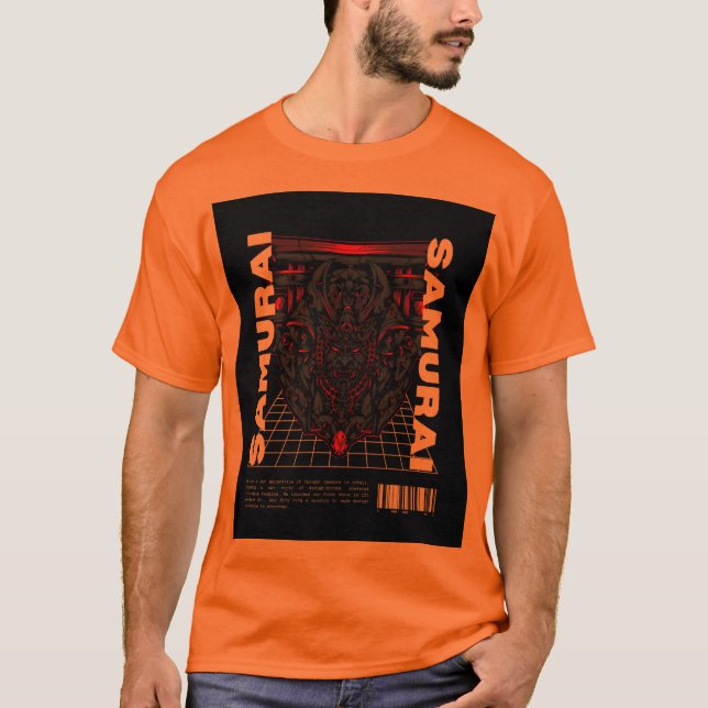 Camiseta masculina elegante (Anverso)