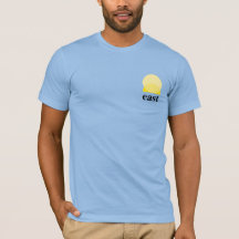 Camiseta masculina en azul bebé