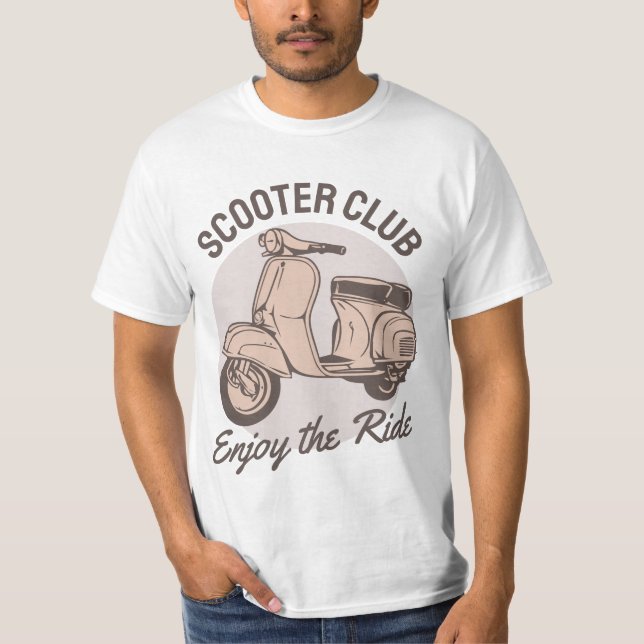 Camiseta masculina en Scooter Club (Anverso)