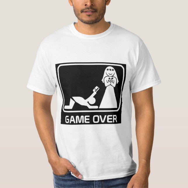 Camiseta Masculina GAME OVER (Anverso)