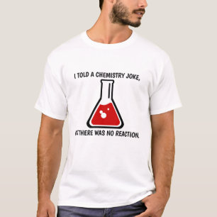 Camiseta masculina graciosa de profesor de química